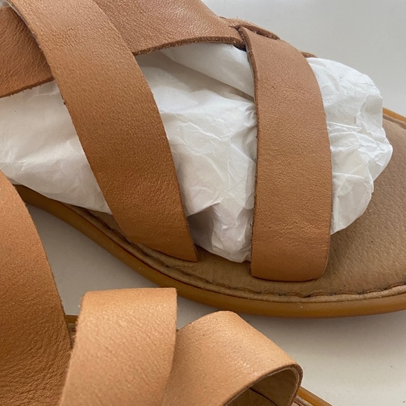 Born Tan Leather Strappy Sandals - Picture 11 of 14